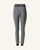 Houndstooth - Black,Snow White
