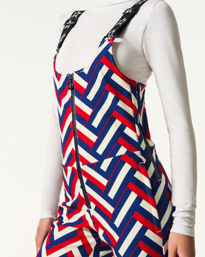 Waffle Print Red