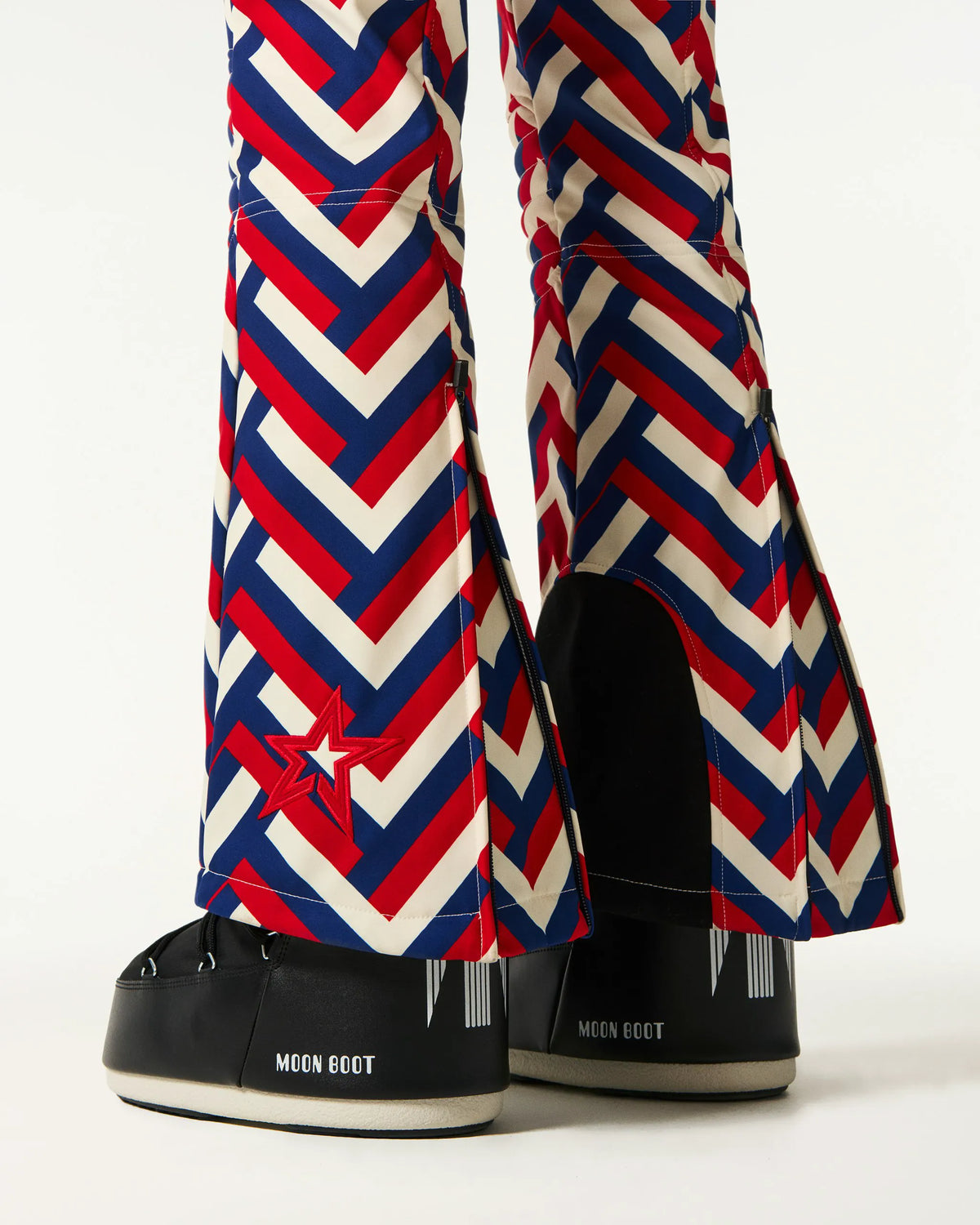 Waffle Print Red
