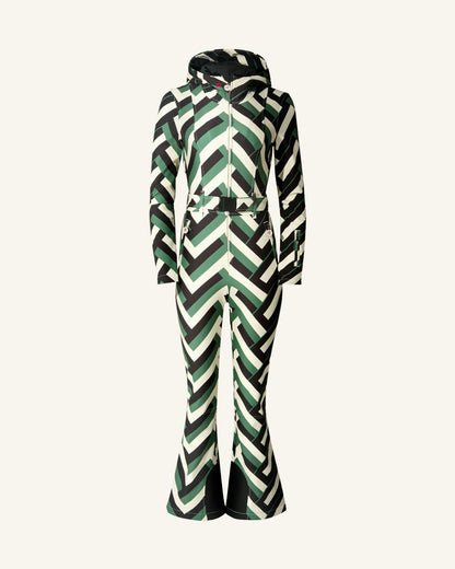 Waffle Print Green